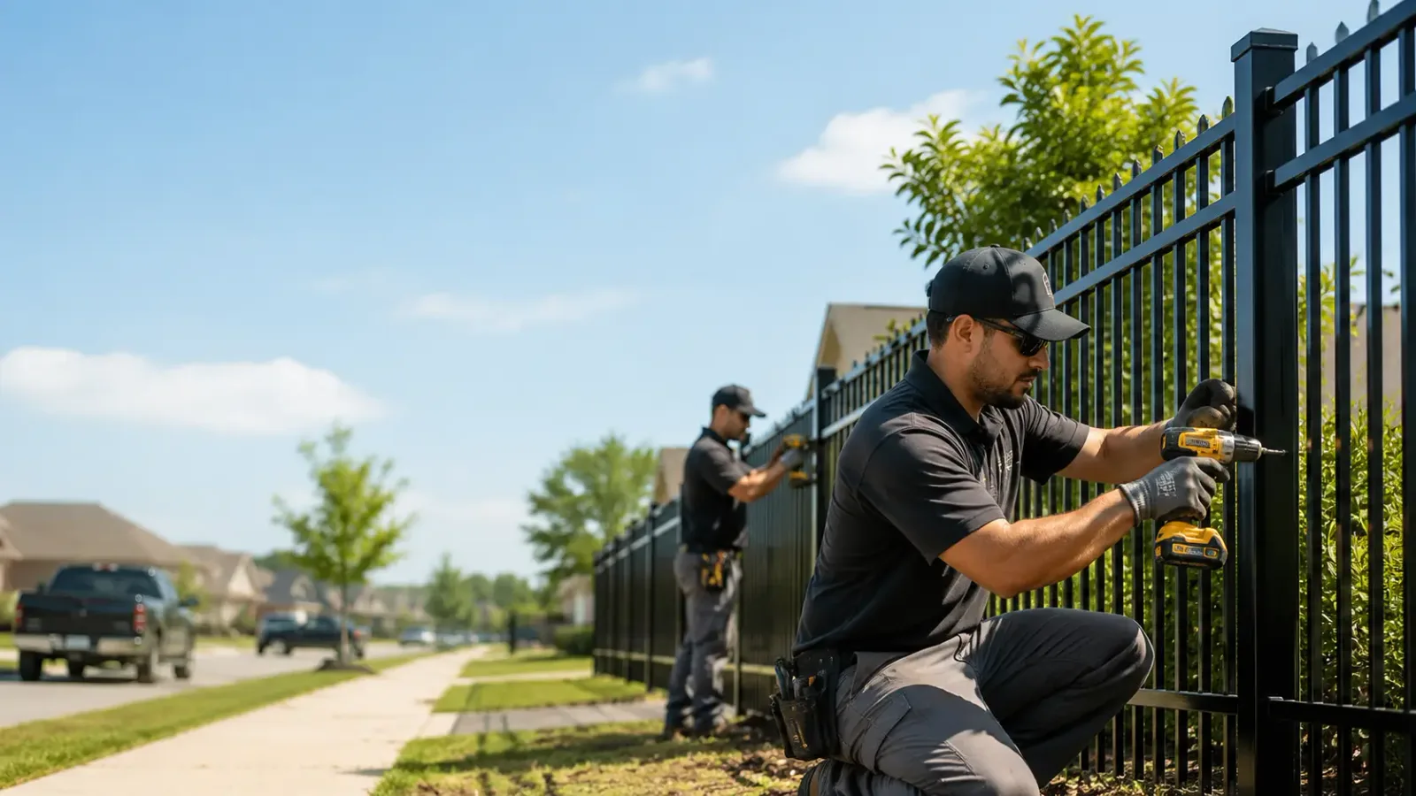 Metal Fence Installation in Beaumont, MS
